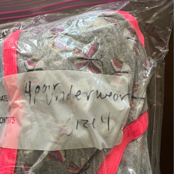 Wonder Nation Kids Underwear Set - Gray, Blue, Pink -set of 4 - Picture 4 of 4